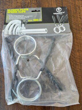 Marcy 2" Olympic Bar Spring Clip Collars